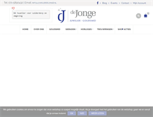 Tablet Screenshot of juwelierdejonge.nl